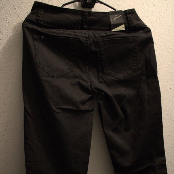 LOVEsick Black Over Dye Wash Super Skinny Jeans - Picture 5 of 7